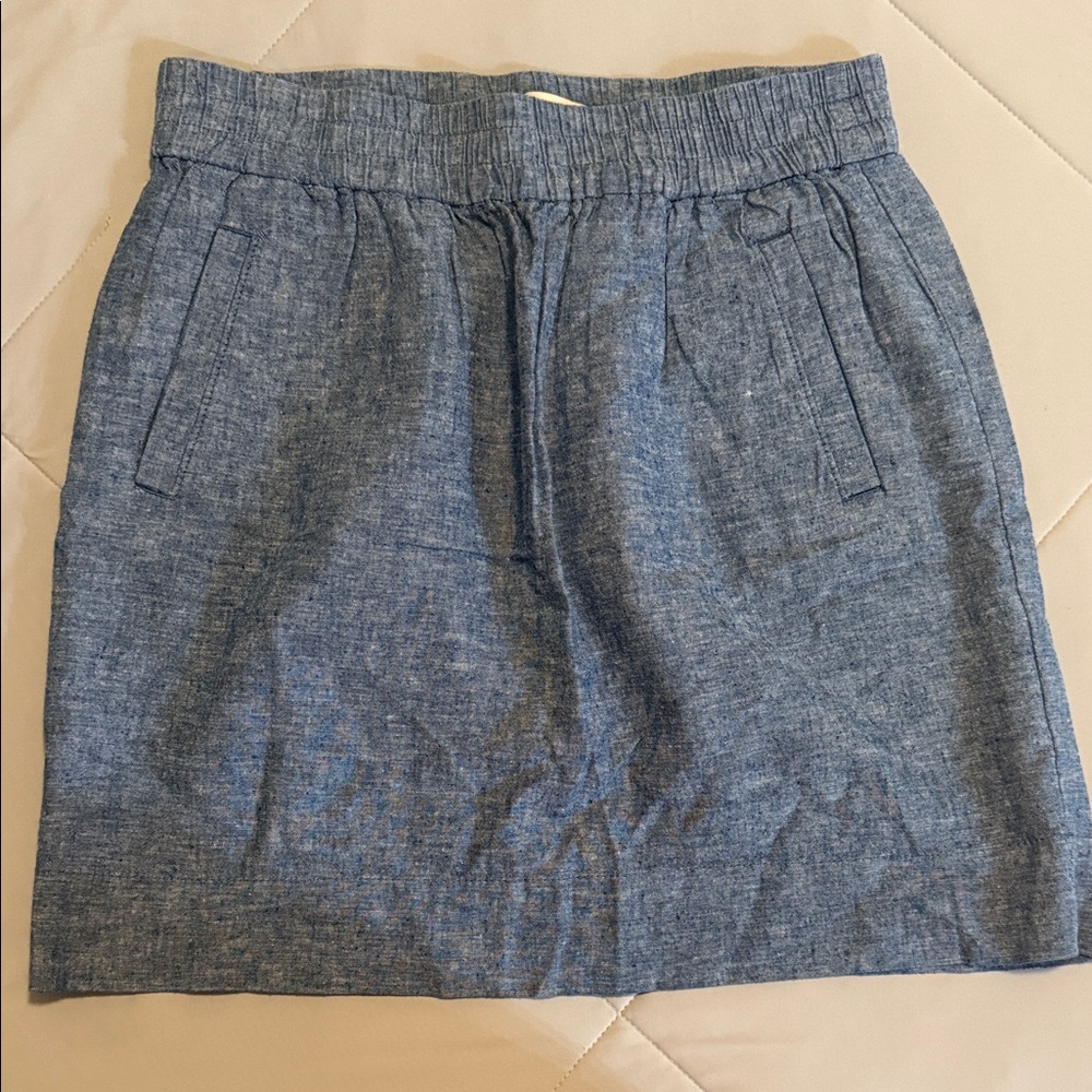 LOFT Blue Mini Skirt